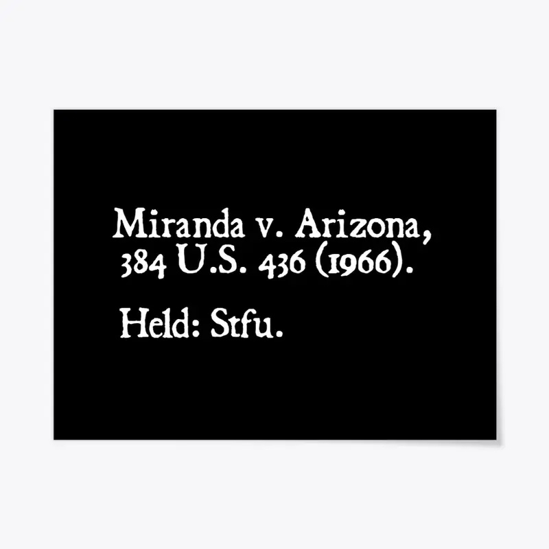 Miranda v. Arizona