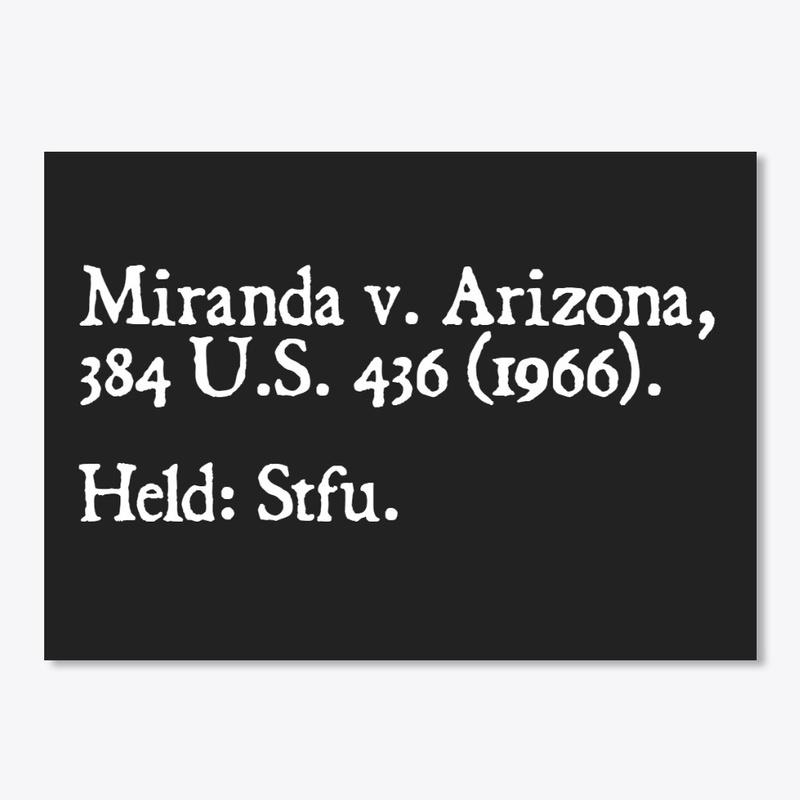 Miranda v. Arizona