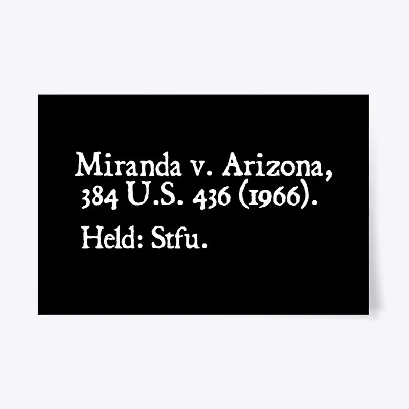 Miranda v. Arizona